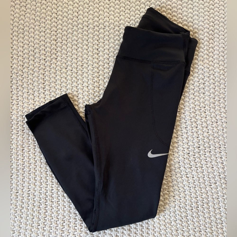 Nike work out leggings with mesh detail